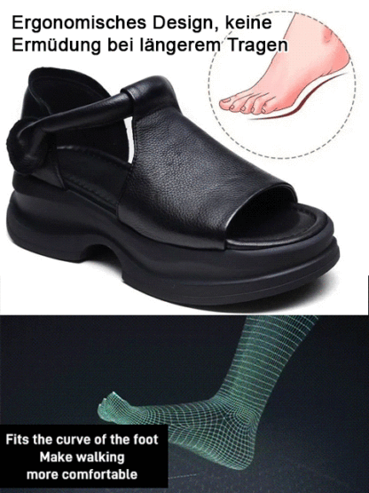 🌟Handmade in Kreuzberg, Berlin [Handgefertigte dicke Ledersandalen] 50% OFF!🌟