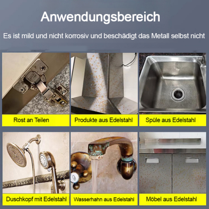 【Revolutionärer Rostentferner】🔥 Powerful Steel Rust Remover. 3 Sekunden Rostentfernung!Schutz für 50 Jahre garantiert