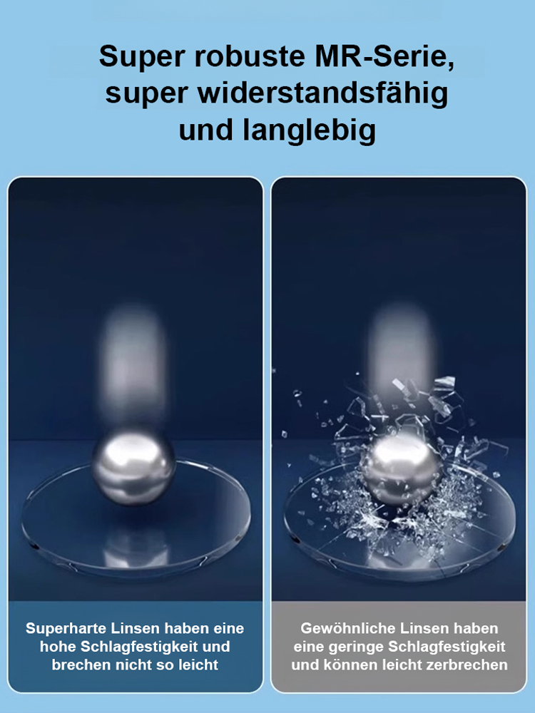 Hochauflösende, randlose Triple Defence Presbyopie-Brille