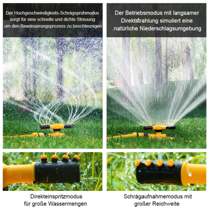 360° automatischer rotierender Dreizack-Sprinkler
