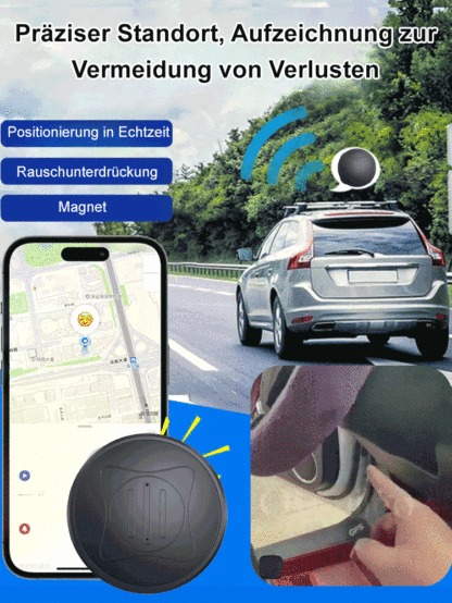 【📲Anti-Verlust-Ortungsgerät】🌟Fernortung, Mithören von Gesprächen im Auto und automatische Aufzeichnung der Fahrtroute！🌏Globale Positionsbestimmung