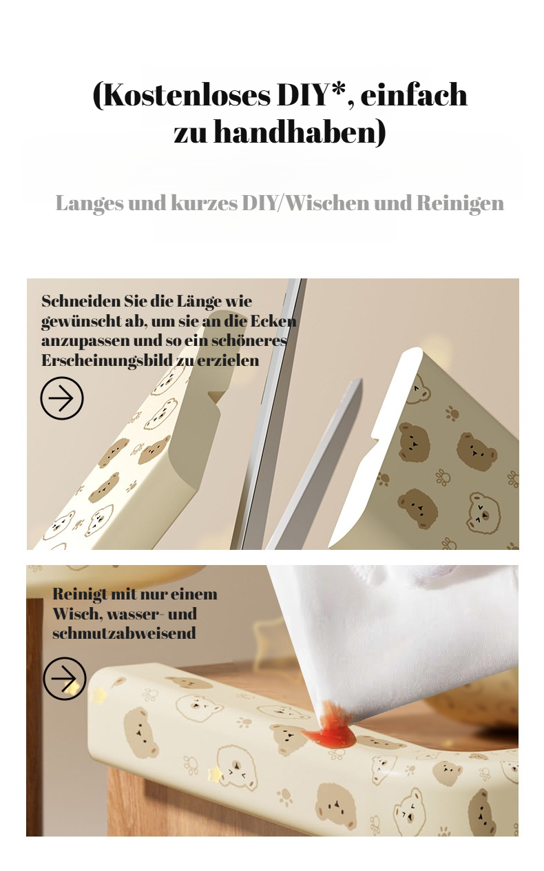 Schutzstreifen für Tische und Möbelkanten