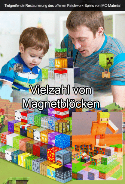 🌏【Die Welt in deiner Hand】Verwandlungsfähige Magnetwürfel-Bausteine🔥