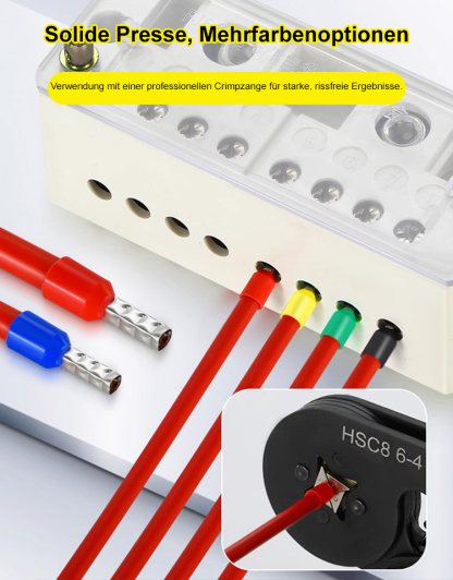 【🌟Die neuesten deutschen Häfen für die elektrische Verkabelung🌟】✅Schützen Sie Ihre Familie und sich selbst！Kostenlose Profi-Crimpzange bei Bestellung！