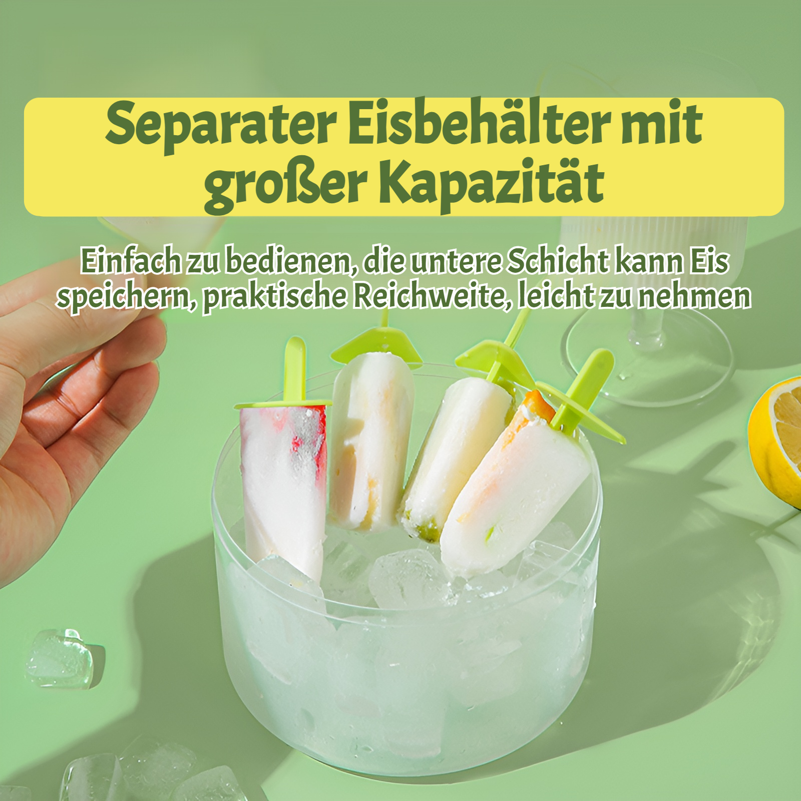 Eisform für Haushalt und Familien mit Kindern