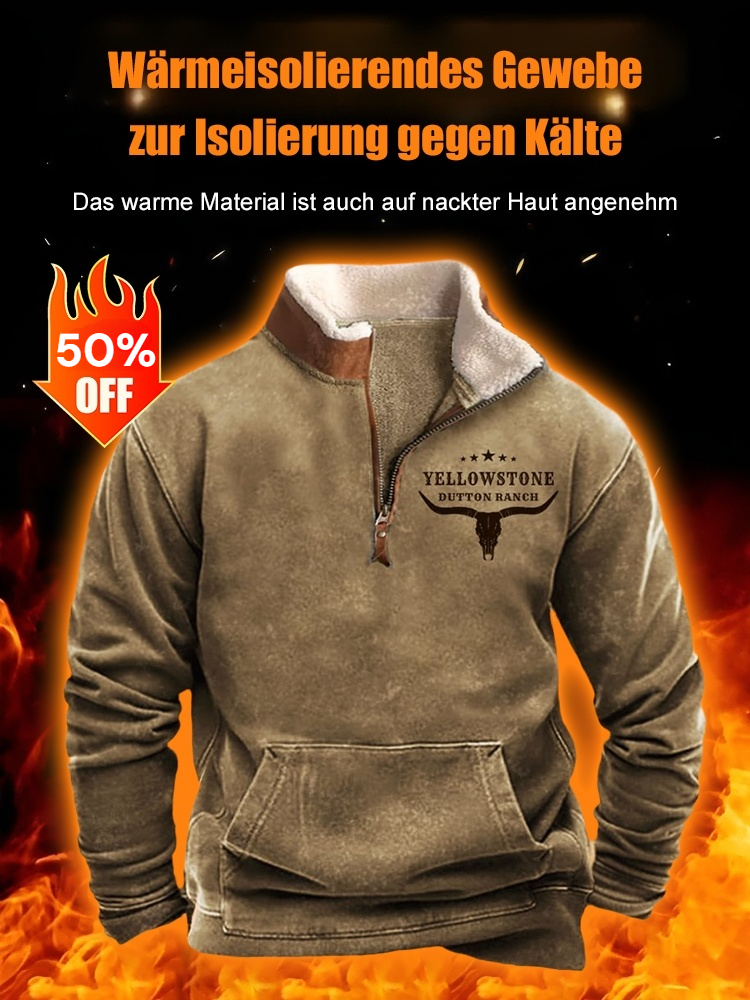 【🌟Neu für Winter 2024 Neuer Stil Herbst und Winter Lammwolle Sweatshirt🌟】🔥Importiertes Kaschmir aus Australien, kann 25 Grad Körpertemperatur auch bei -20 Grad Celsius halten✅