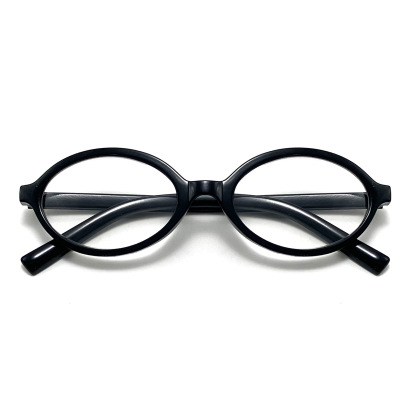 Oval Kleine Rahmen Retro Leopard Print Vegan Presbyterianische Sonnenbrille