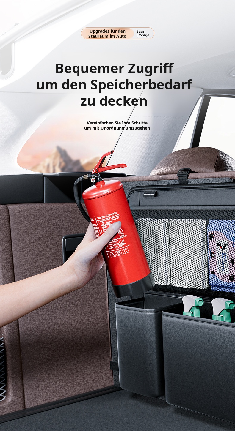 Praktische Aufbewahrungsbox für das Auto