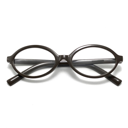 Oval Kleine Rahmen Retro Leopard Print Vegan Presbyterianische Sonnenbrille