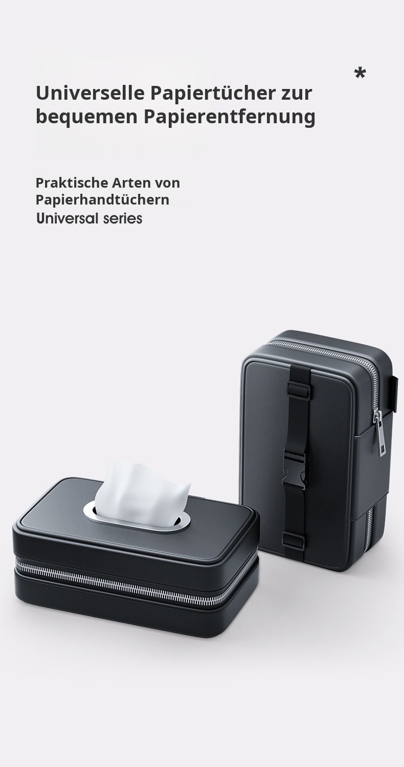Universelle Taschentuchbox für Autositze und Sonnenblende