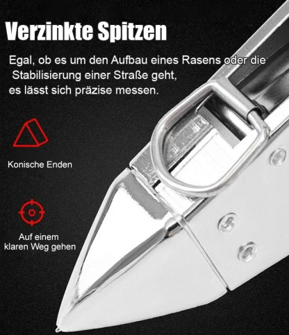Lineal aus rostfreiem Stahl