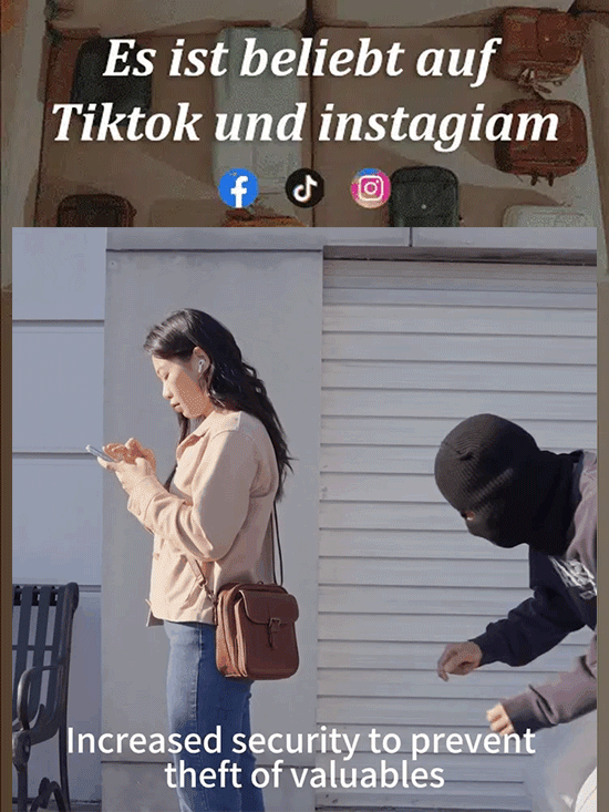 【⭐RFID-Diebstahlschutztasche⭐】Beide Speicher Artefakte ist Ihr Leben Aussage, Umweltschutz, effizient, exquisite, deutsche Frauen verdienen besser!