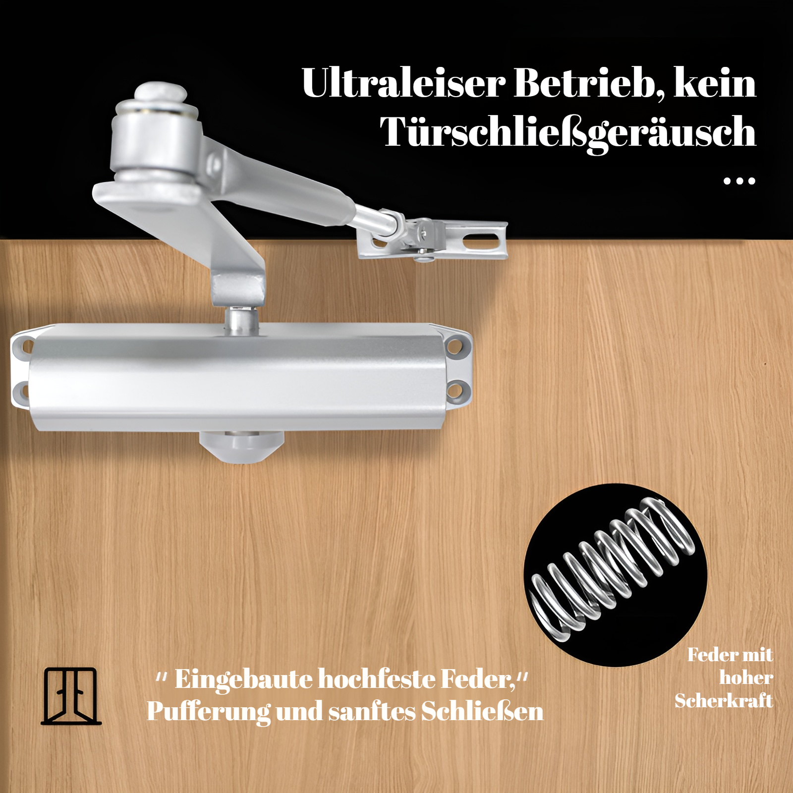 Türschließer mit langlebigem Design