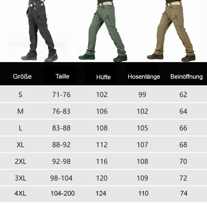 【🌟Fleece-Taktik-Hose🌟】Der gleiche Stoff wie beim US-Militär, leicht kratz- und abriebfest sowie wind- und wasserdicht！🔪❌