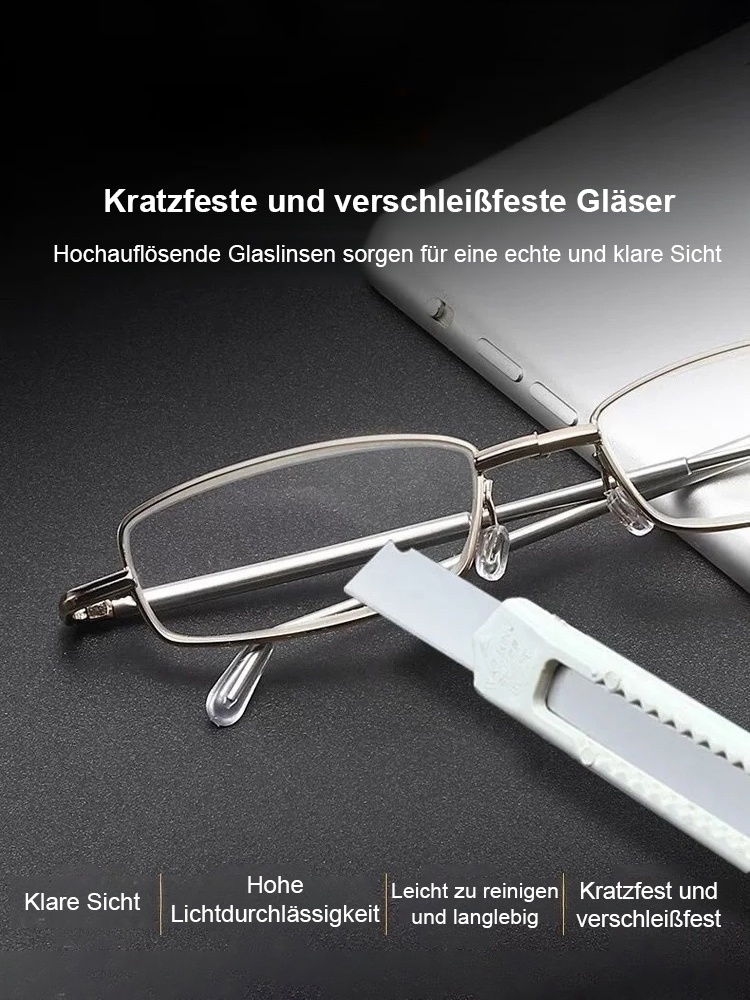 Einziehbare faltbare Anti-Strahlungs-Lesebrille