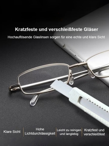 Einziehbare faltbare Anti-Strahlungs-Lesebrille