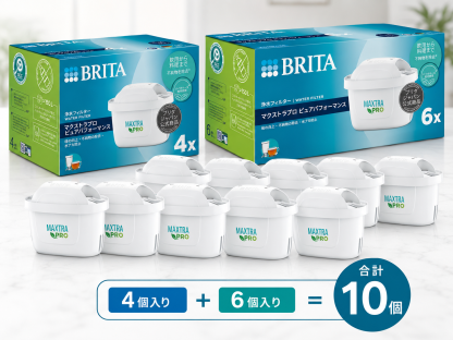 【日本正品】Brita 壶型净水器滤芯 更换用 6 个装 经过 PFOS/PFOA 除去测试 最大专业 滤芯 纯净性能 聚丙烯 聚乙烯对苯二甲酸酯 【日本正规品】白色