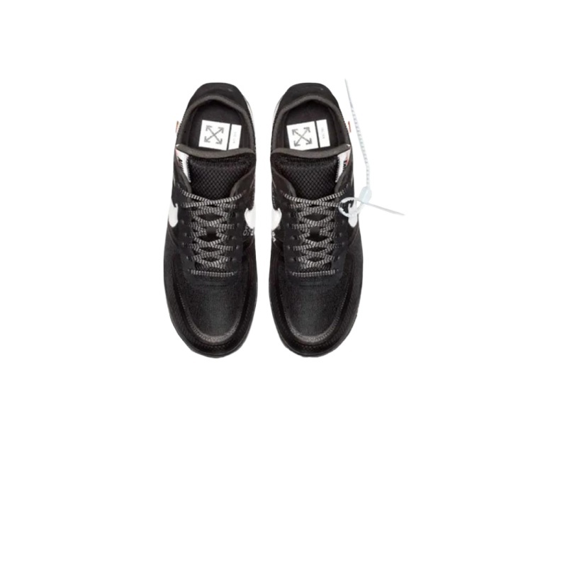 OFF-WHITEx Nittgke Air Force 1 Low Black White 2.0