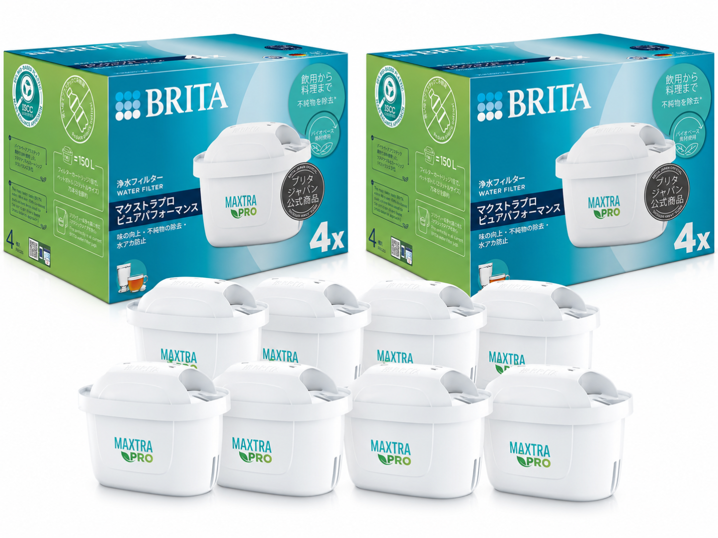 【日本正品】Brita 壶型净水器滤芯 更换用 6 个装 经过 PFOS/PFOA 除去测试 最大专业 滤芯 纯净性能 聚丙烯 聚乙烯对苯二甲酸酯 【日本正规品】白色