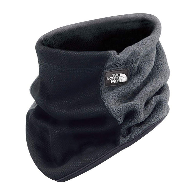 ウィンターマフラー【保温・防風・あったか】 JW-124 ブラック×グレー フリーサイズ