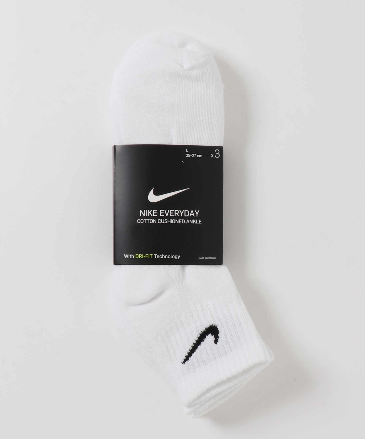 NIKEアパレル》3Pエプ リデ イクッションクウオ一タ-ソックス