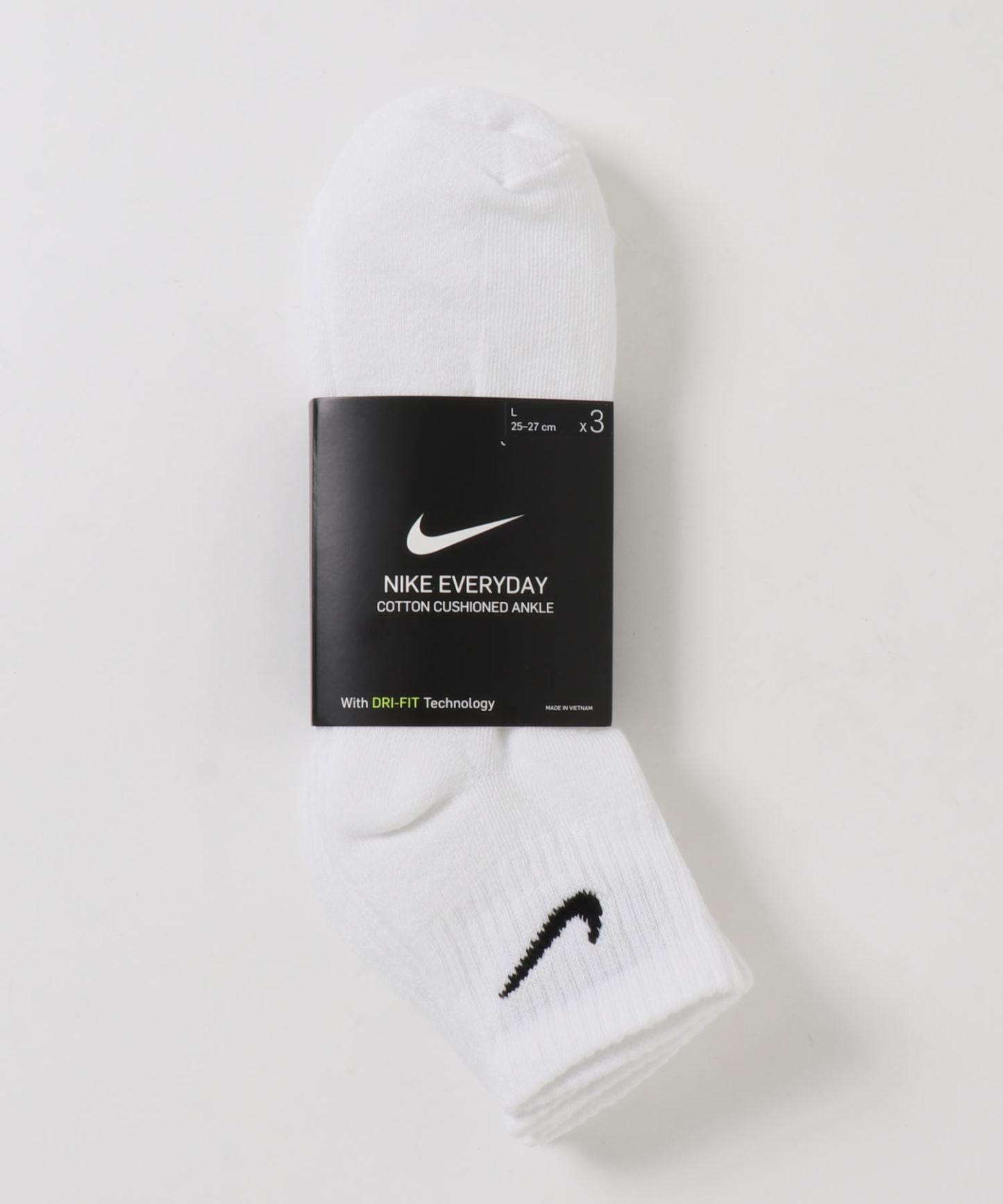 NIKEアパレル》3Pエプ リデ イクッションクウオ一タ-ソックス