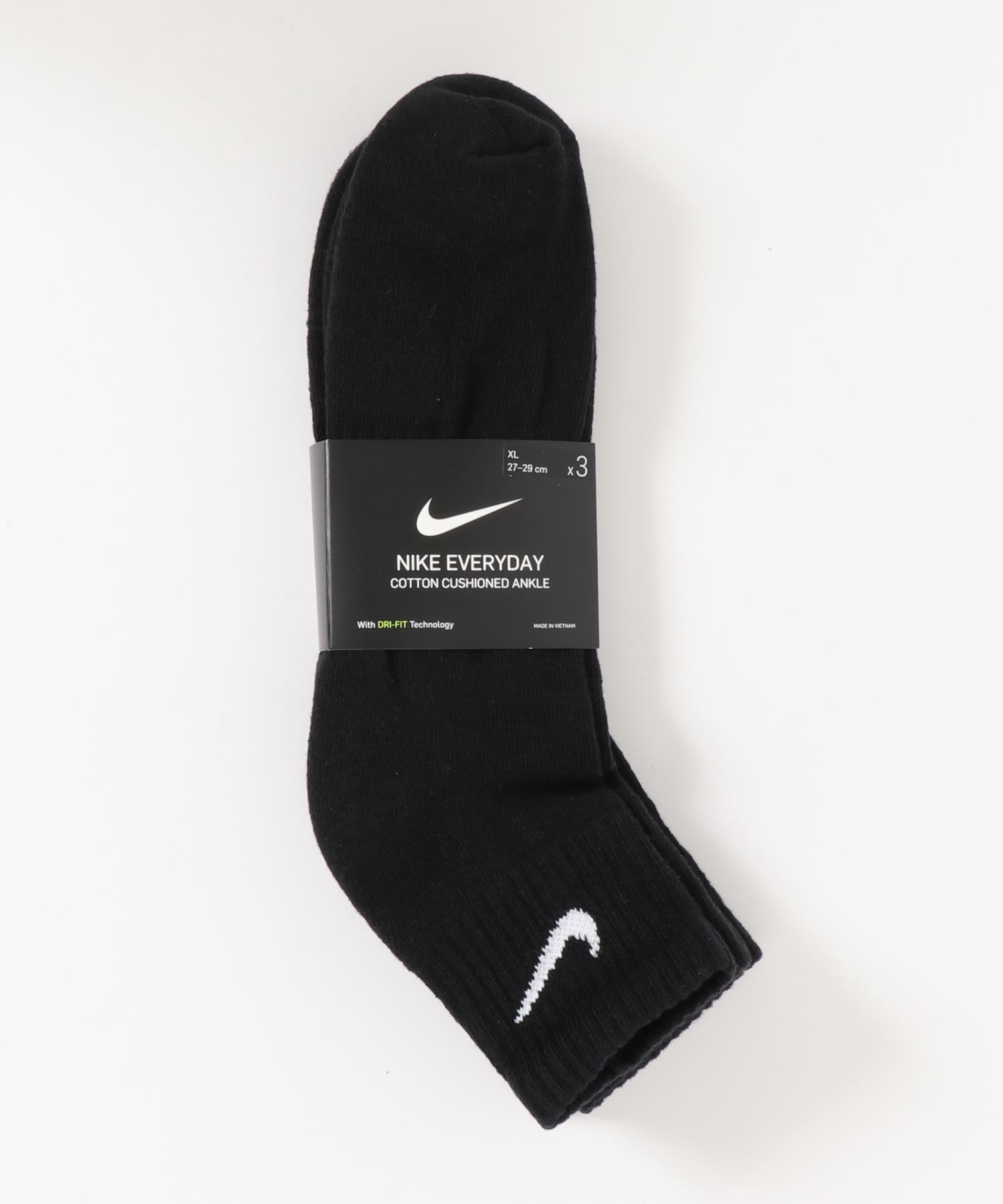 NIKEアパレル》3Pエプ リデ イクッションクウオ一タ-ソックス