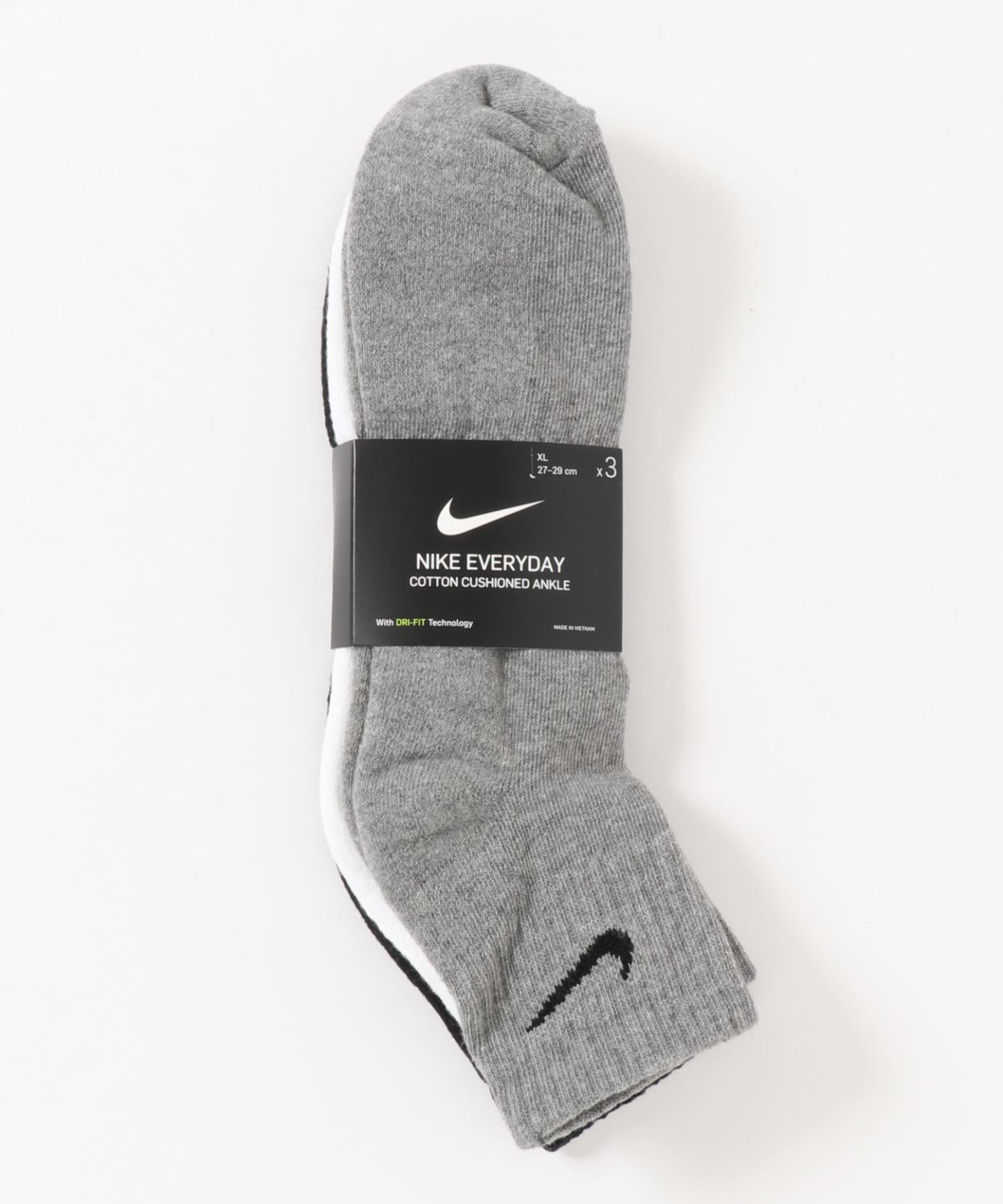 NIKEアパレル》3Pエプ リデ イクッションクウオ一タ-ソックス