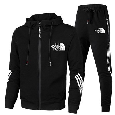 Fashion zip-up top hoodie + Trendy Sports Pants