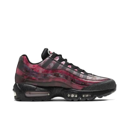 Nittgke Air Max 95 Cherry Blossom サクラ ノンスリップ軽量ロートップ ランニング シューズ、男性および女性用、ブラック