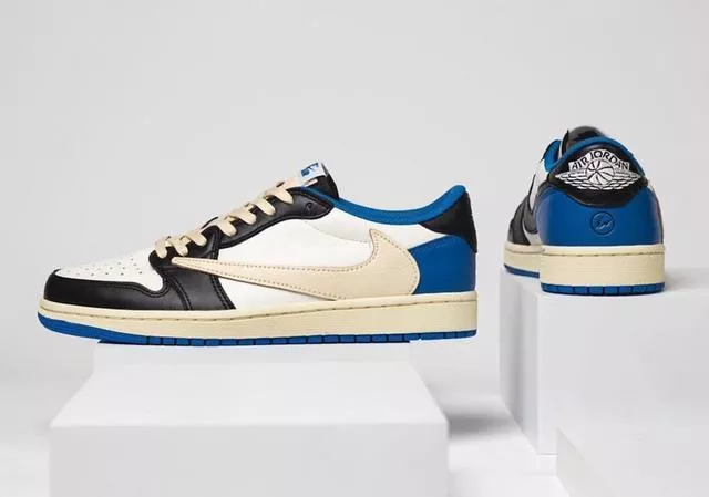 G-DRAGONジョイント名TS X AJ1 MILITARY BLUE 稲妻のとげローカット