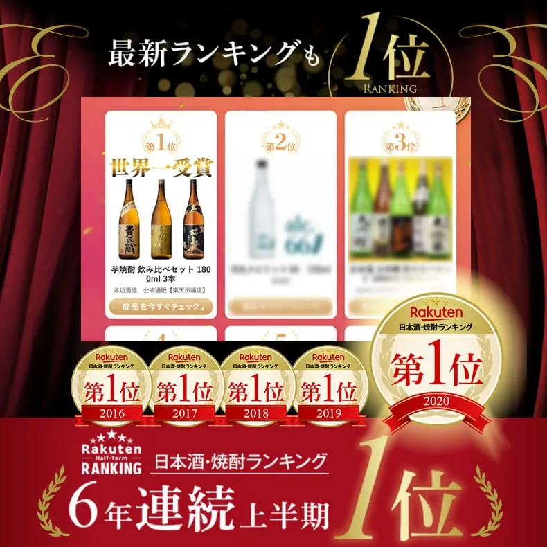 焼酎 ギフト 世界一 日本一 受賞 芋焼酎 セット 1800ml 一升瓶 3本セット 専用箱入り / 送料無料 お歳暮 焼酎 飲み比べ セット 対応無料 本坊酒造 芋焼酎 内祝い 結婚祝い 誕生日 男性 父 ギフト / 本坊酒造 公式通販