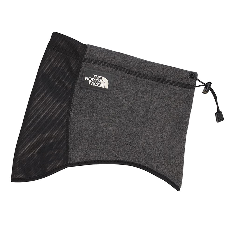 ウィンターマフラー【保温・防風・あったか】 JW-124 ブラック×グレー フリーサイズ