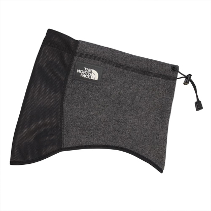 ウィンターマフラー【保温・防風・あったか】 JW-124 ブラック×グレー フリーサイズ