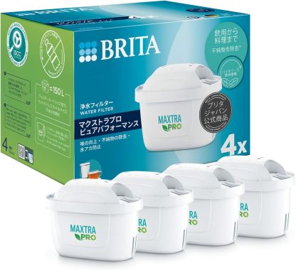 【日本正品】Brita 壶型净水器滤芯 更换用 6 个装 经过 PFOS/PFOA 除去测试 最大专业 滤芯 纯净性能 聚丙烯 聚乙烯对苯二甲酸酯 【日本正规品】白色