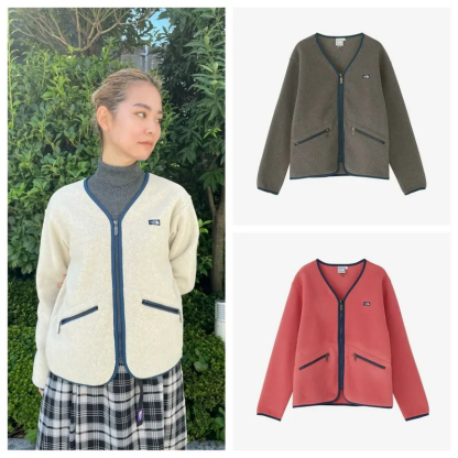 レディース プラッシュ カーディガン ジャケット