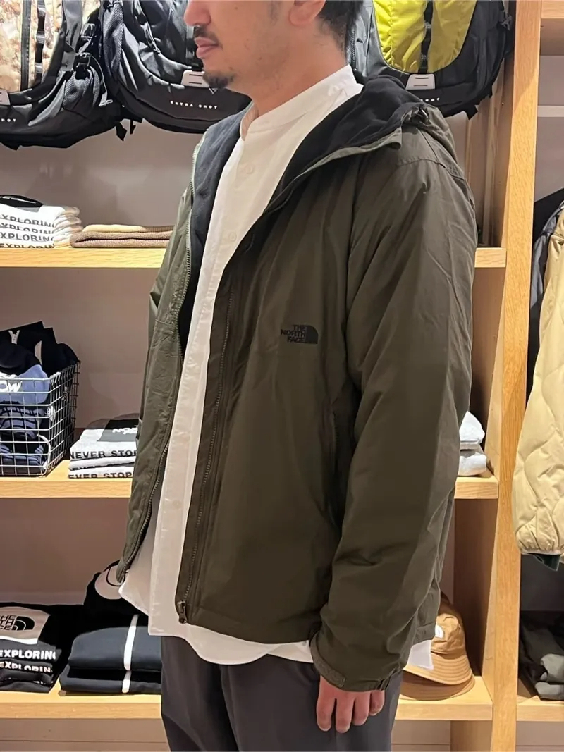 メンズ 撥水ファー裏地フード付きジャケット ジャケット