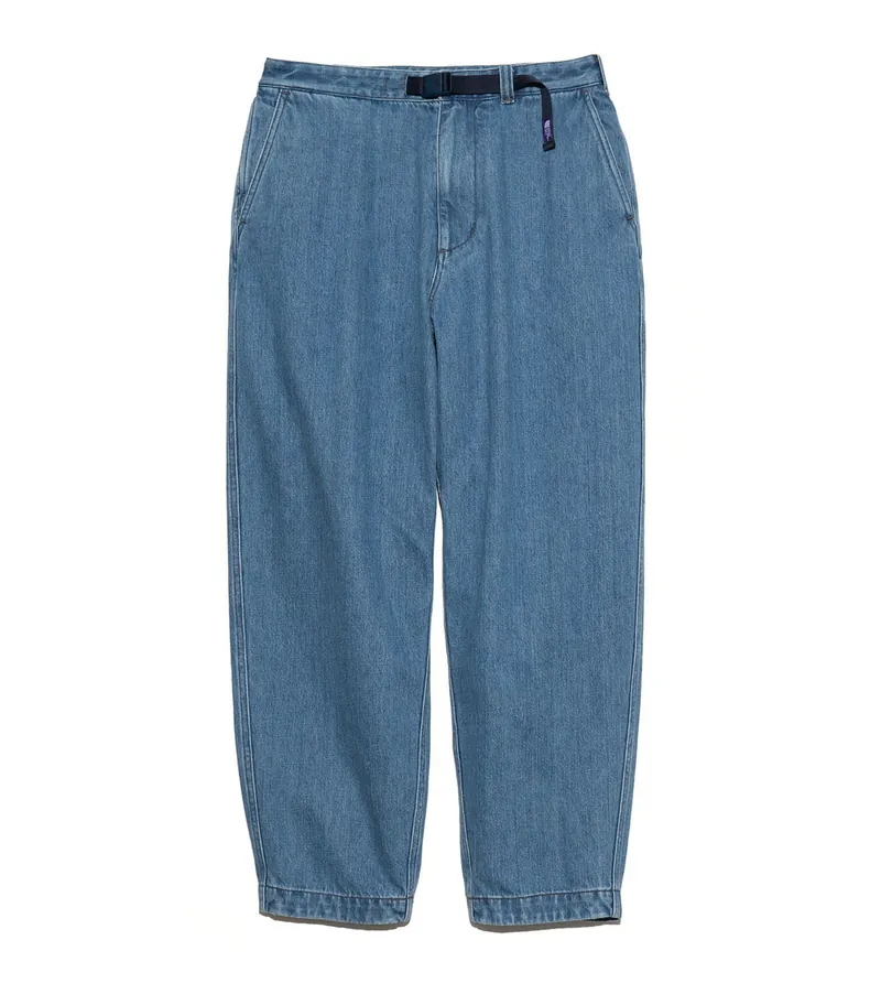 デニムテーパードパンツ