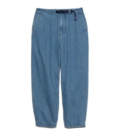 デニムテーパードパンツ