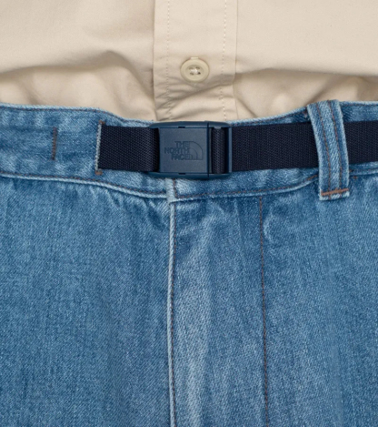 デニムテーパードパンツ