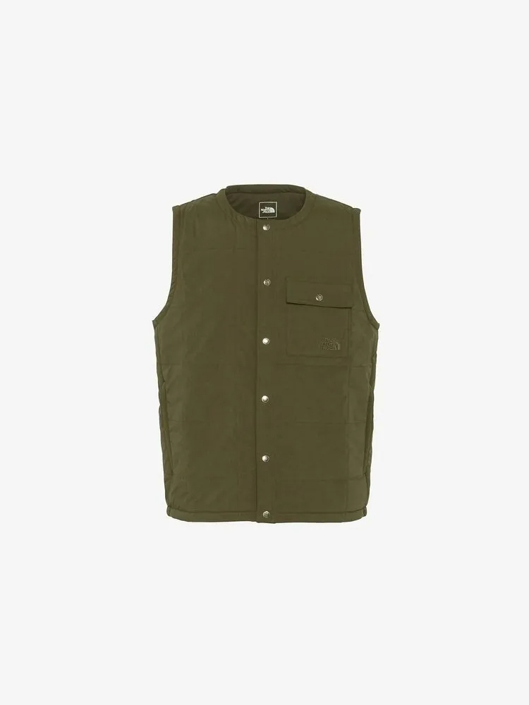 ポケット収納中綿ベスト