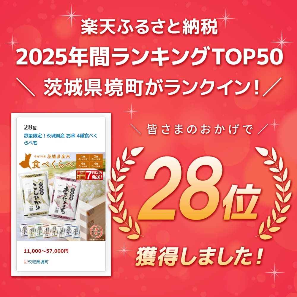 【ふるさと納税】米 定期便 ! 期間限定!! 寄附額改定!! ＜最短2日後発送＞or＜選べる配送時期＞【令和7年産】茨城県産 お米 2種 4種 食べくらべ 5kg 10kg 20kg 3kg 12kg 30kg 精米 小分け 即納 送料無料 コシヒカリ ランキング 1位 2025年産 ブランド米 3回 3ヶ月