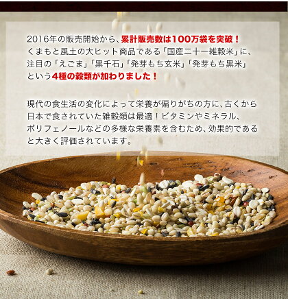 雑穀米 混ぜるだけ くまモン おまけ 25種雑穀 国産二十五雑穀米 無添加 熊本県産 もち麦 保存食 450g x 5袋