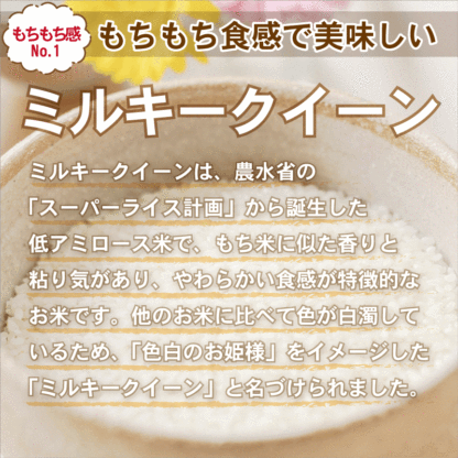 【特価】令和7年産 無洗米 滋賀県産 ミルキークイーン 20kg 5kg×4袋 [送料無料] Shop Of The Year 米大賞