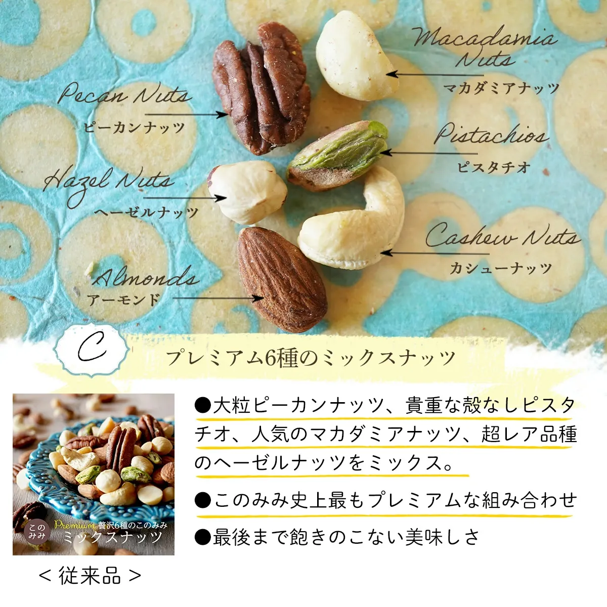 ナチュラルヘルシーフードセット 純ココア・ローカーボドーナツ・無塩ナッツ・酵素パウダー 詰め合わせ