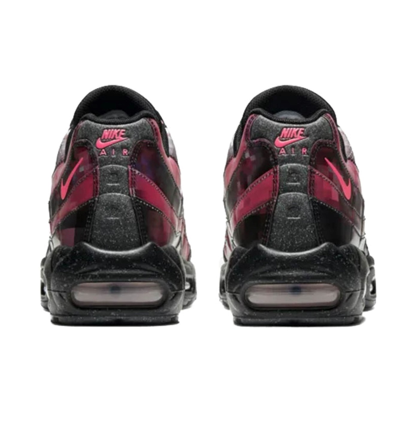 Nittgke Air Max 95 Cherry Blossom サクラ ノンスリップ軽量ロートップ ランニング シューズ、男性および女性用、ブラック