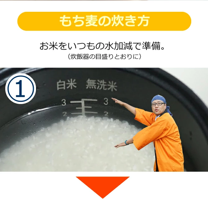 九州産 もち麦450g x 20袋 チャック付き