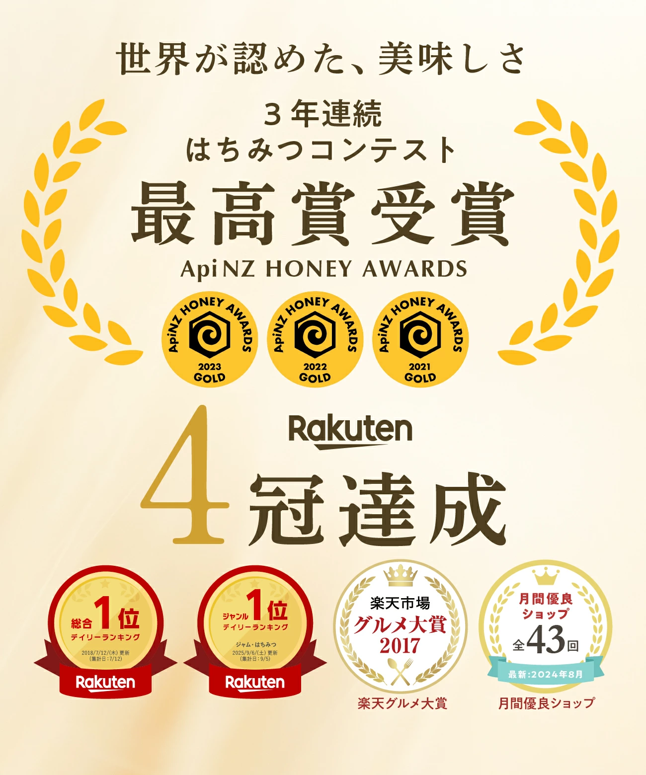 マヌカハニー UMF10+ 250g [MGO261+] はちみつ  ハニーマザー UMF協会認定 ニュージーランド 無添加 喉 痛み ケア 抗菌力 美容 非加熱 ダイエット 腸活 蜂蜜 100％ ；