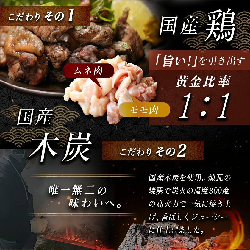 【ふるさと納税】【年間受付数2万件以上】【内容量＆発送時期が選べる！】本格手焼き！炭火焼鶏(ゆずこしょう付) - 1.5kg/3kg/4.4kg 内容量/お届け時期が選べる 急速冷凍 手焼き 国産鶏肉使用 送料無料 SKU-1401【宮崎県都城市は2年連続ふるさと納税日本一！】