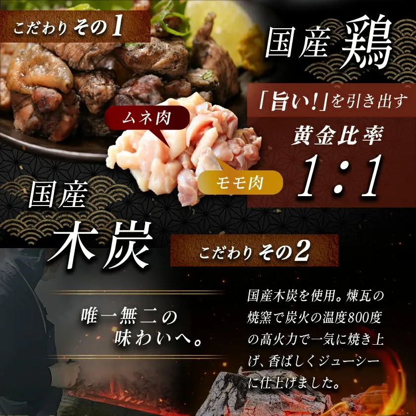 【ふるさと納税】【年間受付数2万件以上】【内容量＆発送時期が選べる！】本格手焼き！炭火焼鶏(ゆずこしょう付) - 1.5kg/3kg/4.4kg 内容量/お届け時期が選べる 急速冷凍 手焼き 国産鶏肉使用 送料無料 SKU-1401【宮崎県都城市は2年連続ふるさと納税日本一！】